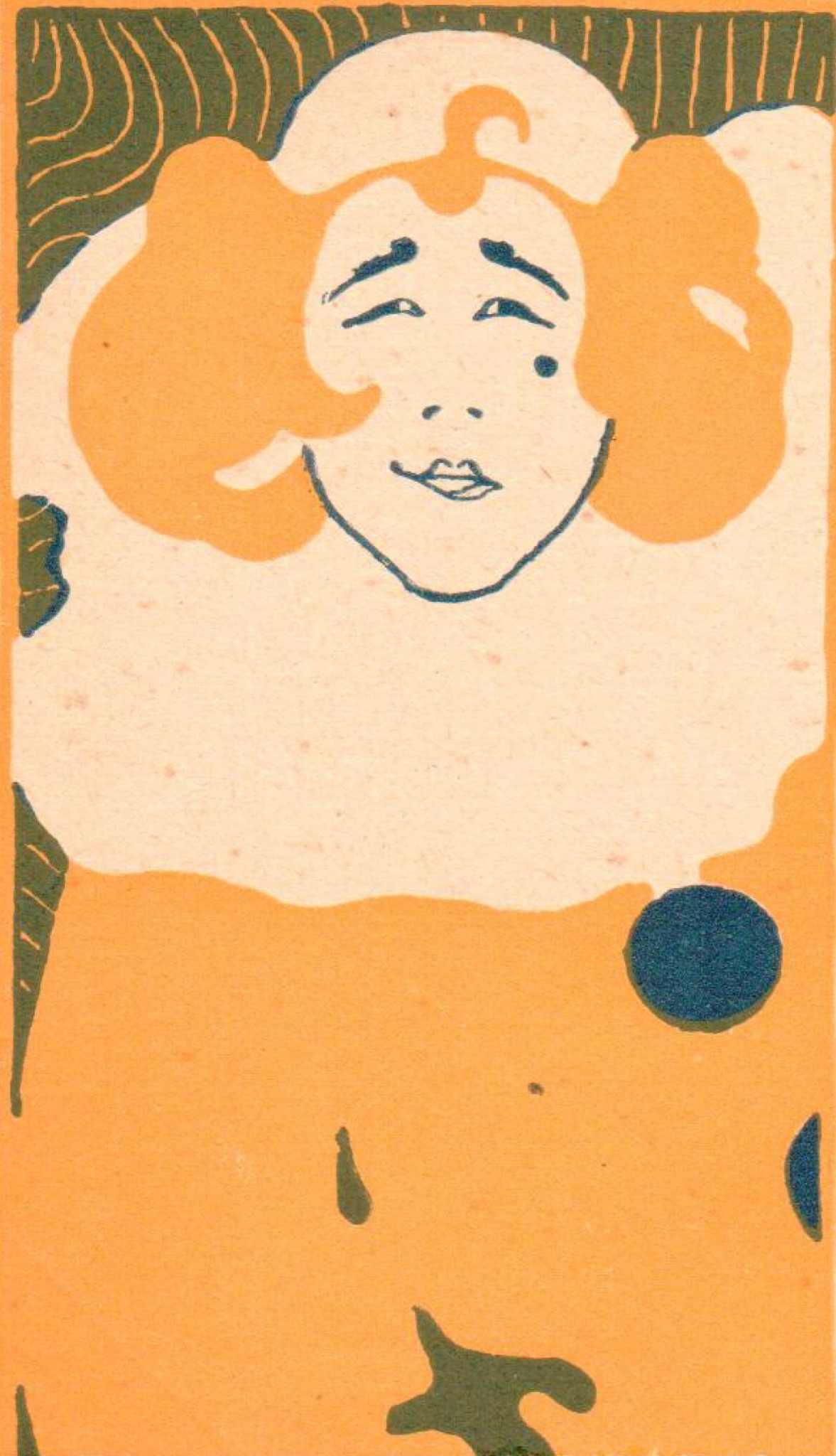 Historic Pierrot postcard from the Cartolinomania archive
